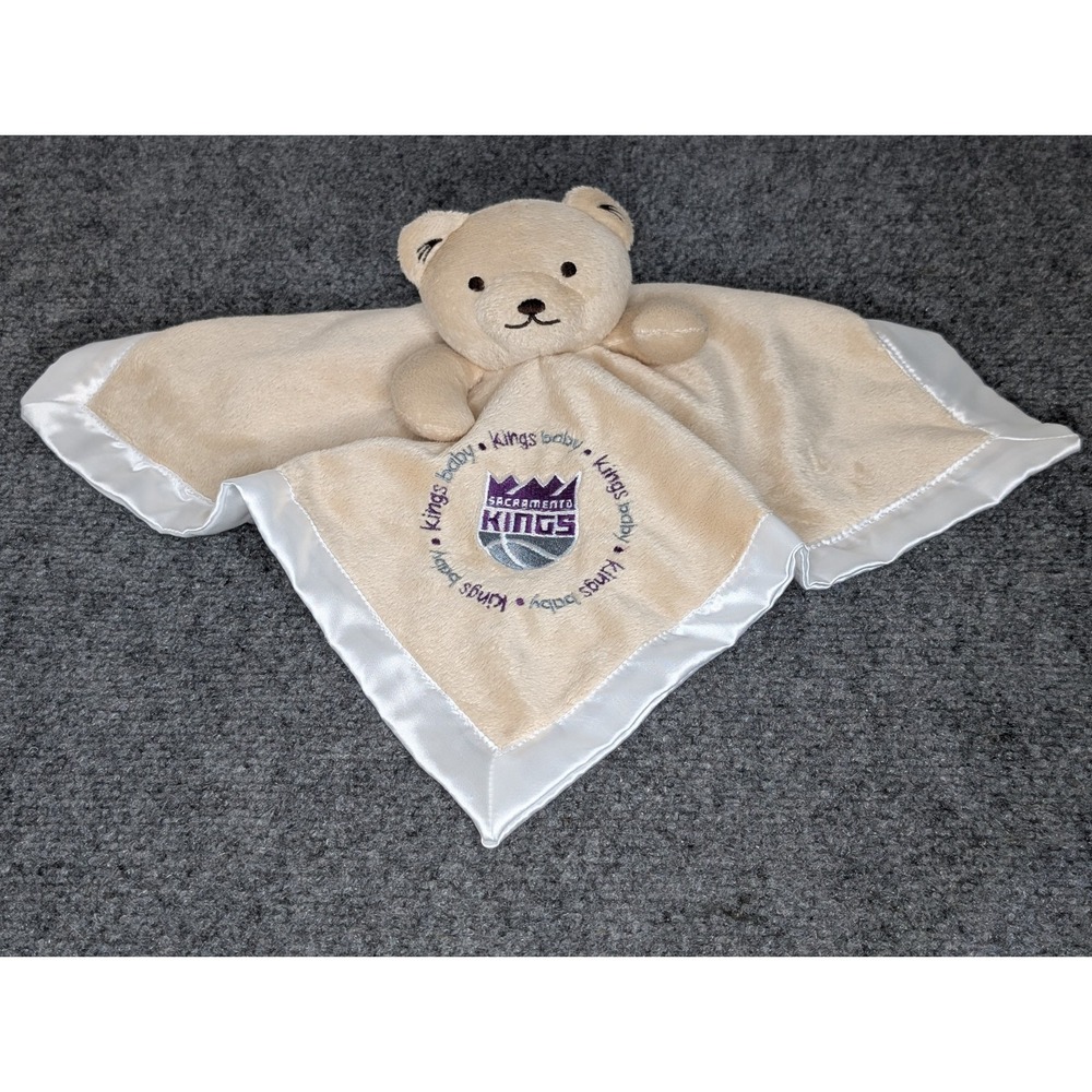 Baby Fanatic Sacramento Kings Logo Kings Super Soft Baby Plush Bear Lovey